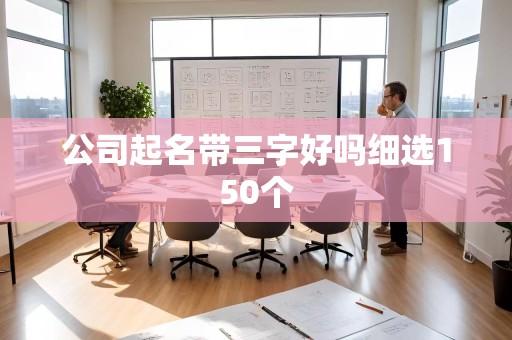 公司起名带三字好吗细选150个