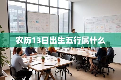 农历13日出生五行属什么